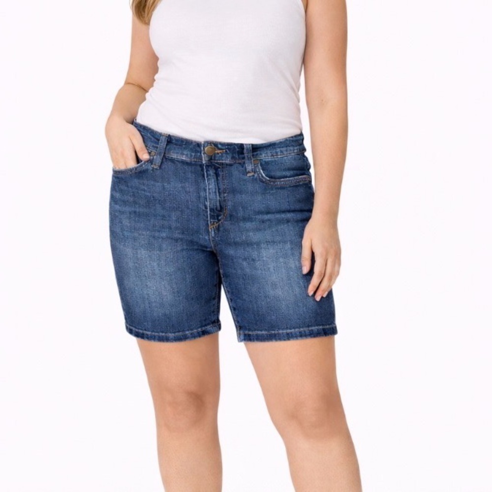 Joe's Joes jeans denim jean shorts mid thigh semi stretch women's SZ 26" waist